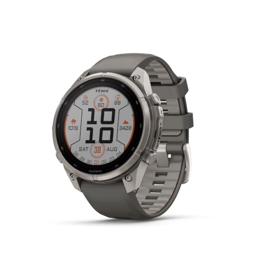 Garmin fēnix 9 Pro Solar, Titanium, 47mm, Graphite/Black