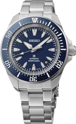 SEIKO SRPL51 Automatic Diver Watch Men's Prospex - Blue | Stainless Steel Case, Scratch-Resistant Crystal, Luminescent Hands, Water Resistant Design, Daily Companion